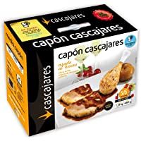 CASCAJARES - Medio Capón relleno de Foie- Orejones de Albaricoque y Piñones. Capón relleno de 1-25 kilos y medio litro…